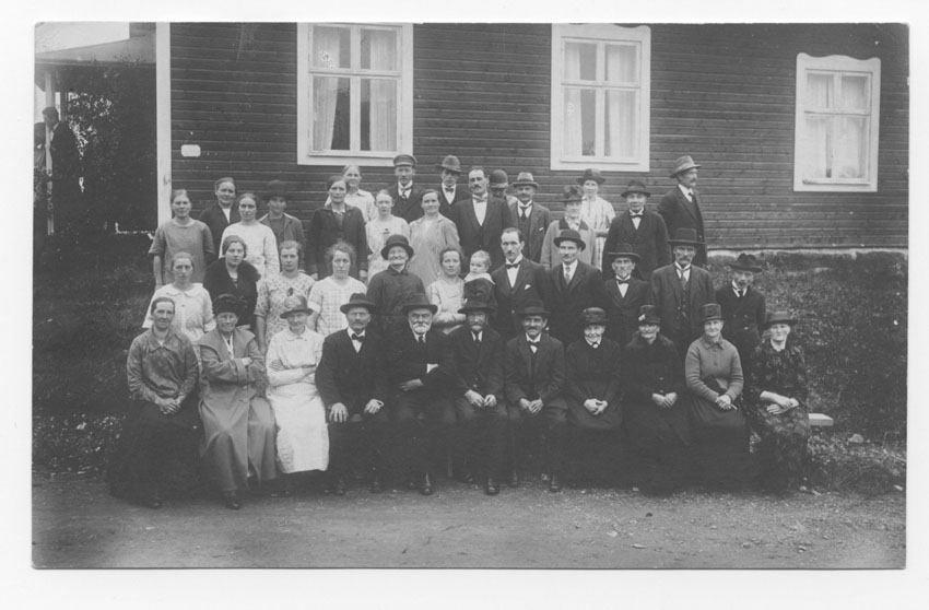 Ramsbergs Baptistförsamlings 40-årshögtid omkring den 19 september 1926 vid kapellet i Bäckegruvan