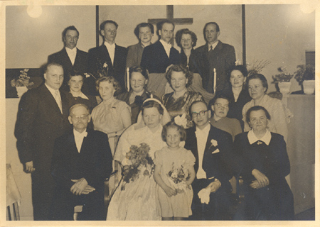 1953 Georgs bröllop i Betania. 