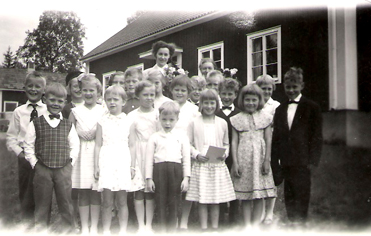 Bäckegruvans skola, Nytopr, 1958