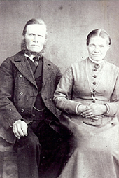 Carl Fredrik Wretman och hustrun Anna Katarina född Ramqvist.