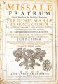 Missale Fratrum dos monges carmelitas, 1733.jpg